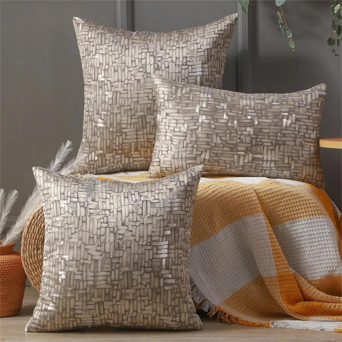 

Chinese Light Luury Cushion Cover Modern Minimalist Multi High Precision Design Pillowcasesn, 66x66cm