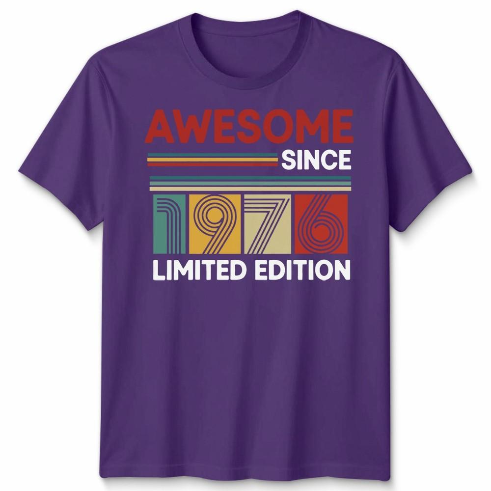50th Birthday Unisex T Shirt 50yr 1976 Fifty Years Birthday Gift Tee