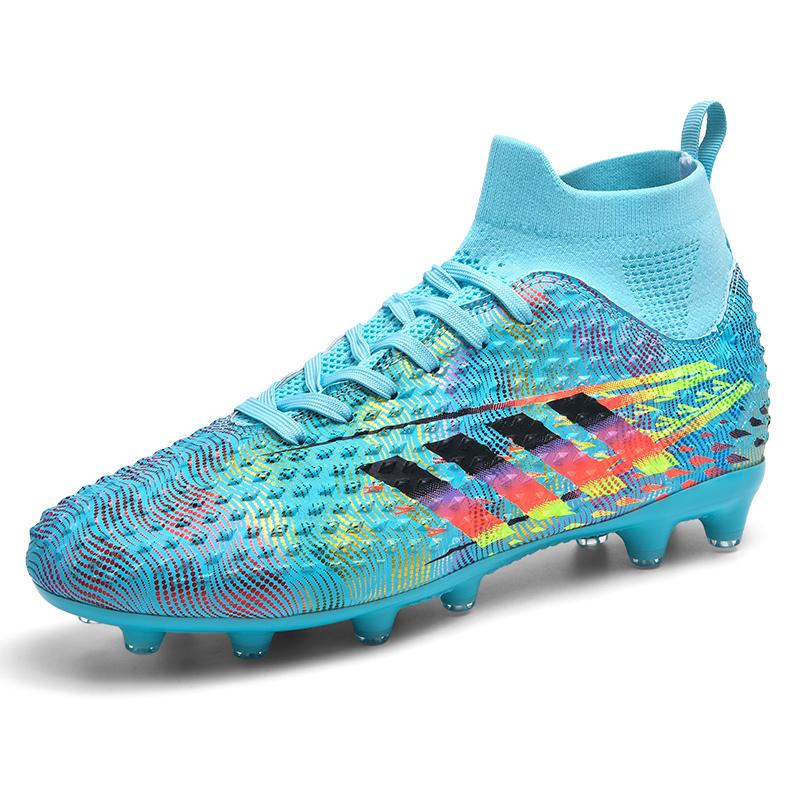 

Брендовые серебристые мужские футбольные бутсы большого размера 34-46, дышащие, без застежек, мужские футбольные бутсы для тренировок на открытом воздухе, кроссовки FG для мужчин 34