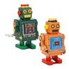 Vintage Robot with Wind Up Handle Clockwork Spring Toy for Collection Coffee Shop Home Decoration Ph