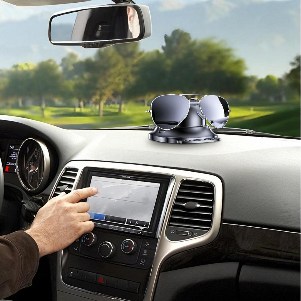 Phone Holder For Car 360 Degree Rotating Automobile Cradles Dashboard Cell Phone Holder With Parking Number Plate For Road Trips