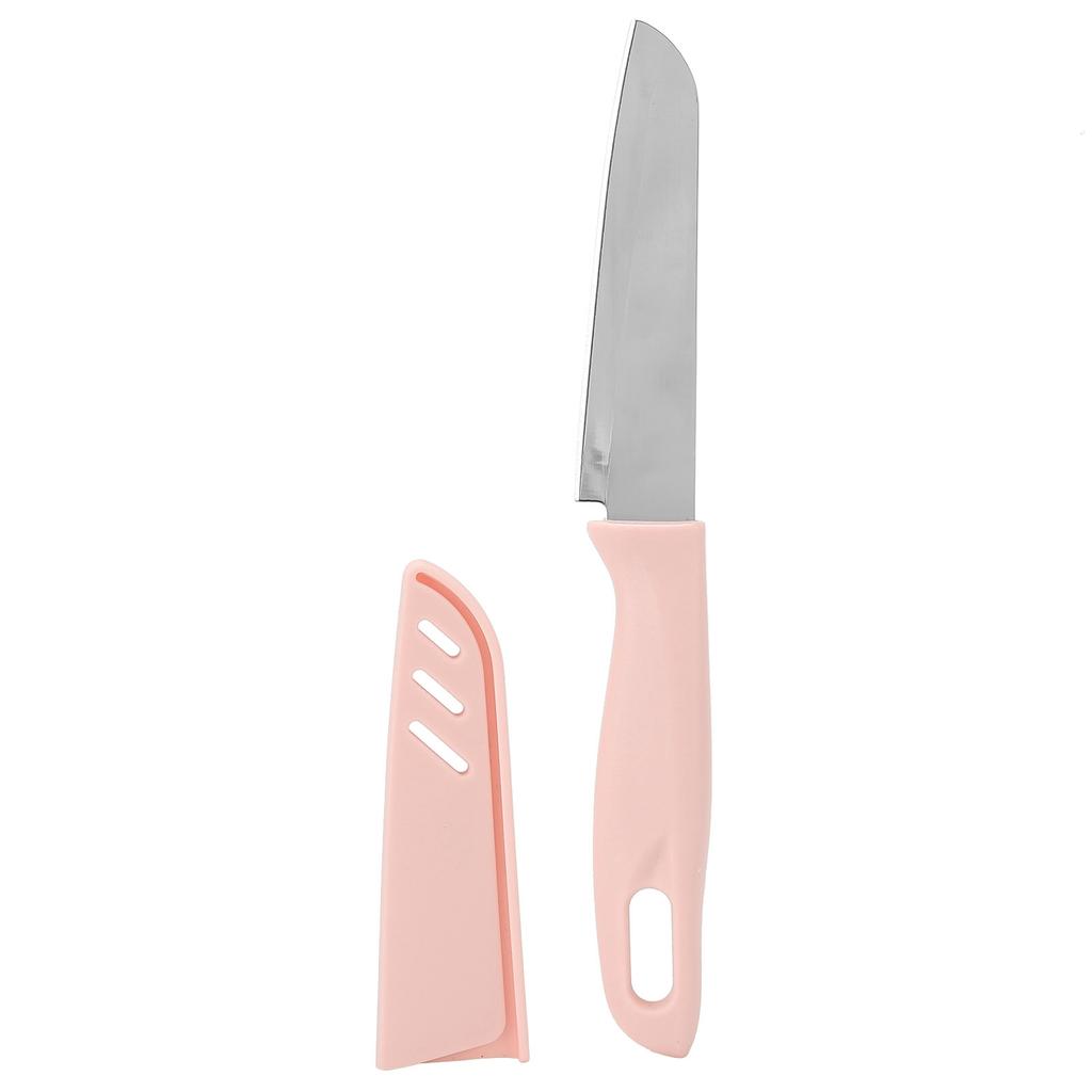 Tragbares Küchenmesser aus Edelstahl für Obst und Melonen mit Hülle für den Heimgebrauch