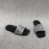 Women Slippers Summer Outside New Women's Shoes Open Toe Flat Bottom Water Diamond Stripe Wearing Minimalist Slippers Women