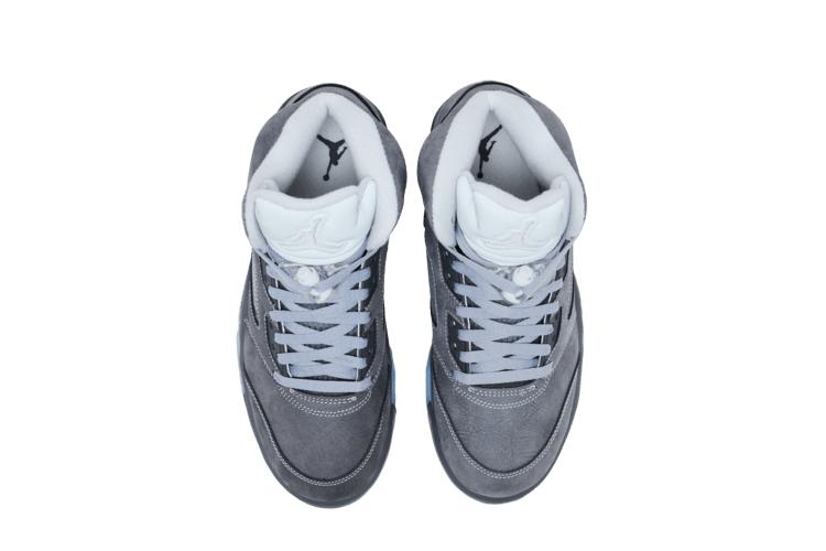 Men's Sneakers Jordan 5 Retro Wolf Grey (2026) Anthracite/Wolf Grey/Clear/Black
