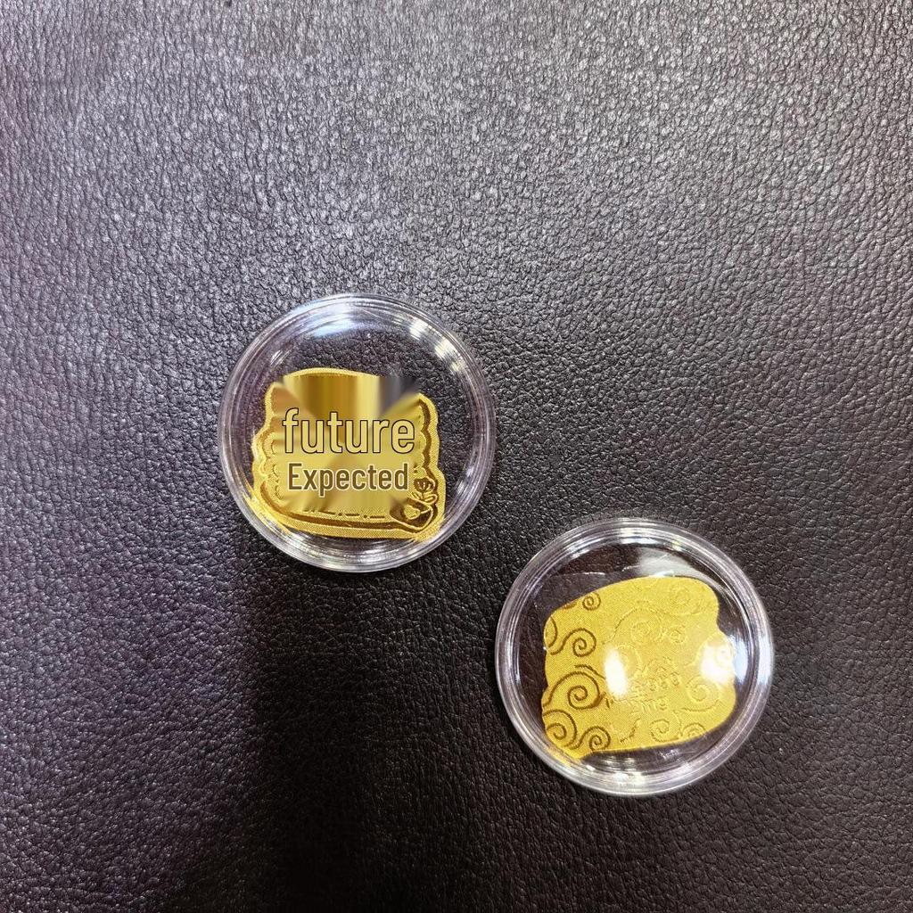 Gold Mobile Phone Sticker 999 Pure Gold - Prosperity & Wealth Charm Gift