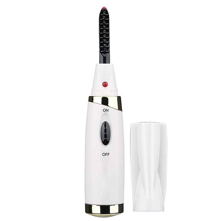 Portable Heated Electric Eyelash Curler for Long-lasting Curls