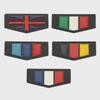 Car Sticker Italy Germany France England Flag Badge Emblem Decals for CAMA-RO Chevro-let Chevy Camaro Cruze Bumblebee Captiva Aveo