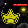 New Creative Waterproof Glasses Devil Horn Motorcycle Helmet Decal Night Warning Sign Reflective Sticker Exterior
