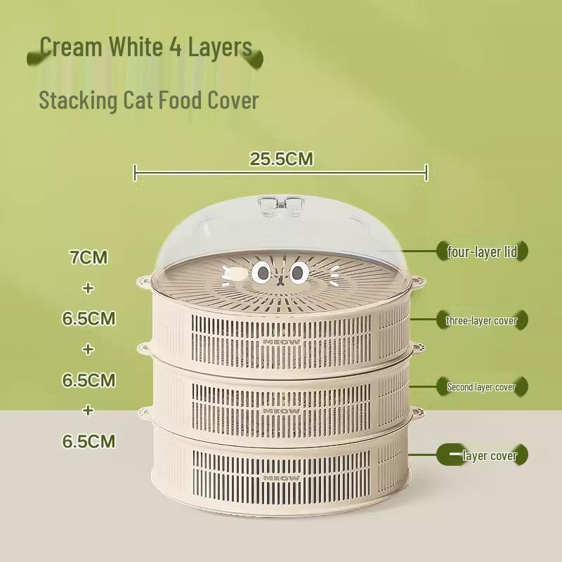 

Breathable Multi-Layer Food Cover: Dustproof, Fly-proof, Insect-proof, Ideal for Leftover Dishes and Rice