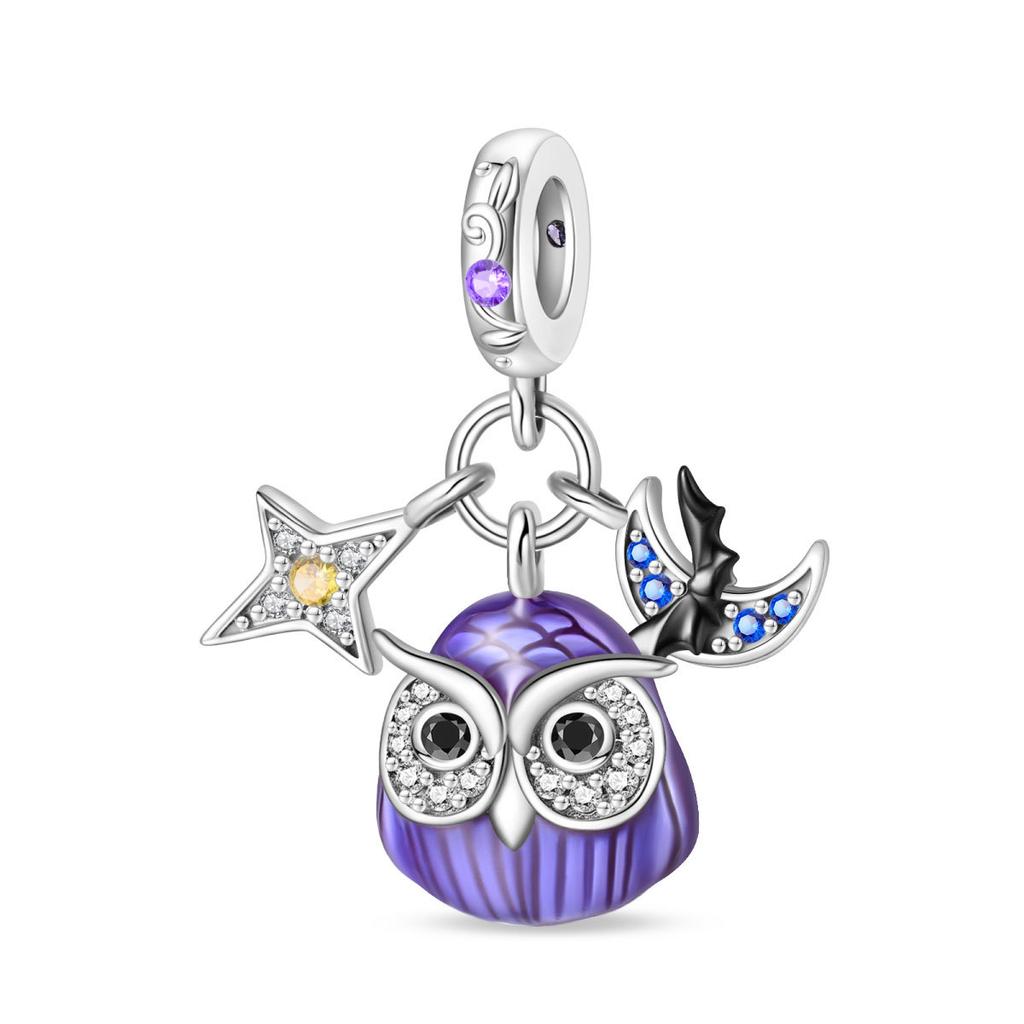 2026 Halloween Ciondolo Zucca Caramella Ciondolo Perline Gioielli Bracciale Accessori Argento 925
