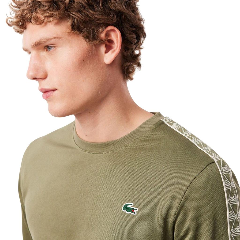 Lacoste Sudadera de Tenis para Hombre Interlock Jacquard