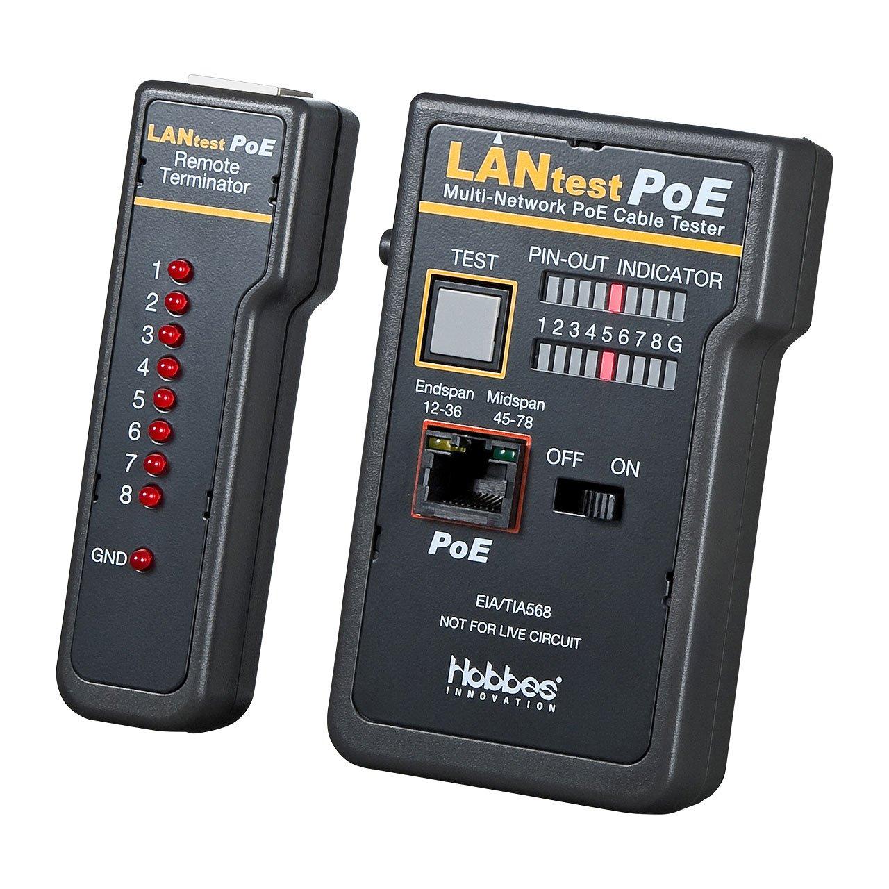 

Sanwa Supply PoE LAN Cable Tester LAN-TST5 чорний