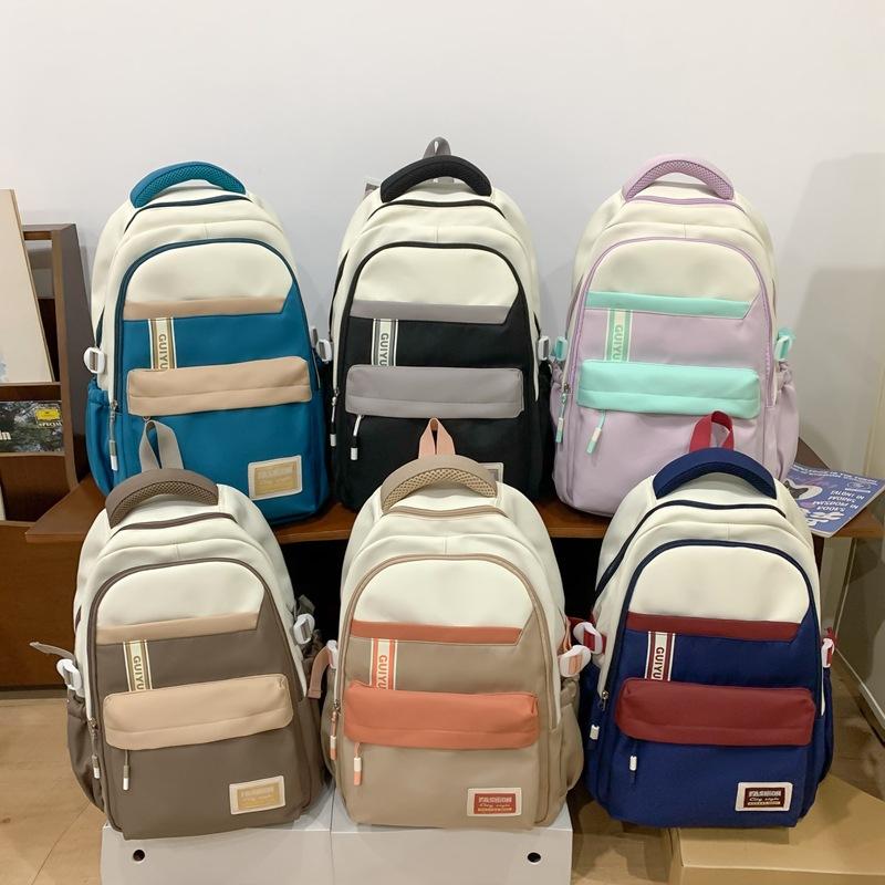 Large Capacity Couple Travel Backpack Korean and Japanese Cute Girl Backpack Fashionable School Bag for Junior and Senior High School Students