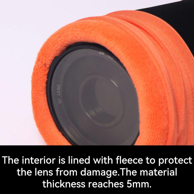 Kameralinseveske Neopren Vanntett myk videokameralinseveske for Canon Sony for de fleste digitale speilreflekskameraer