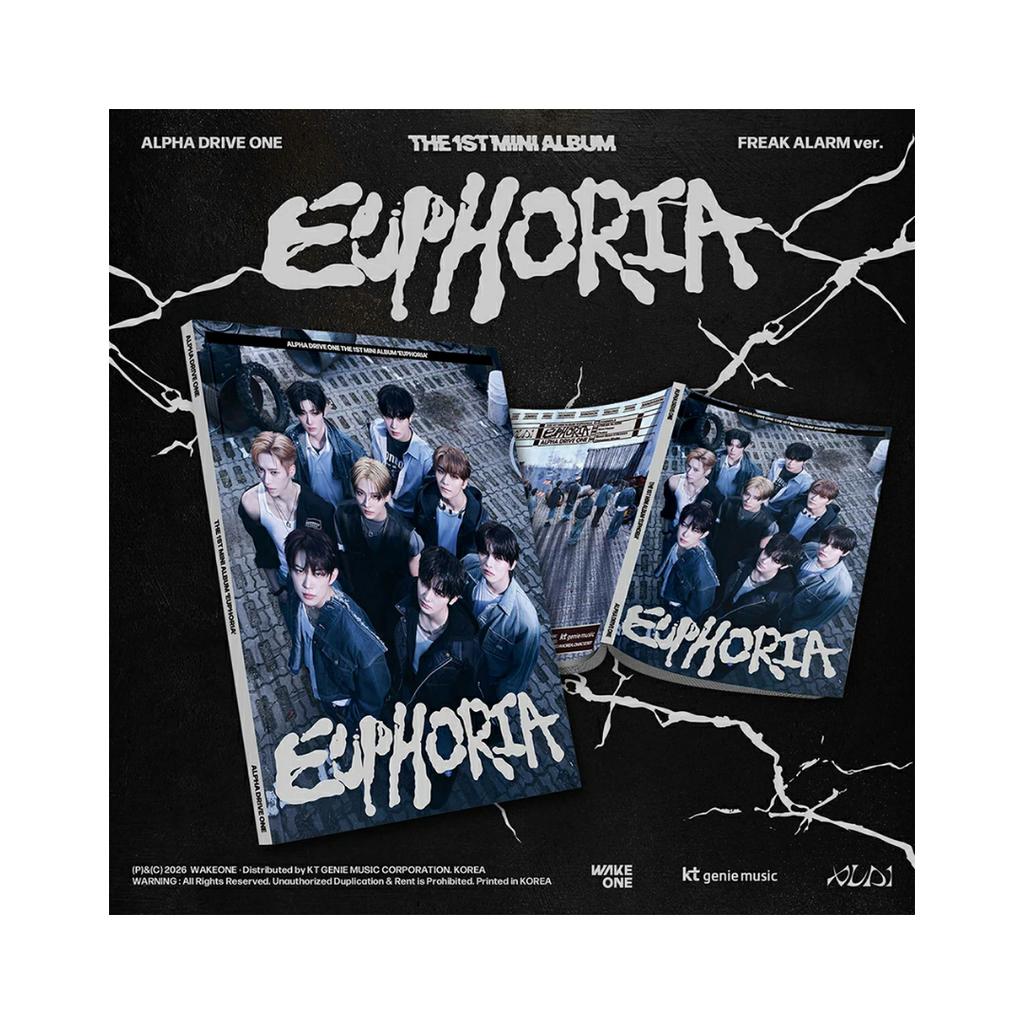 ALPHA DRIVE ONE THE 1st MINI ALBUM EUPHORIA STAR ROAD Ver. FREAK ALARM Ver. JEWEL CASE Ver.