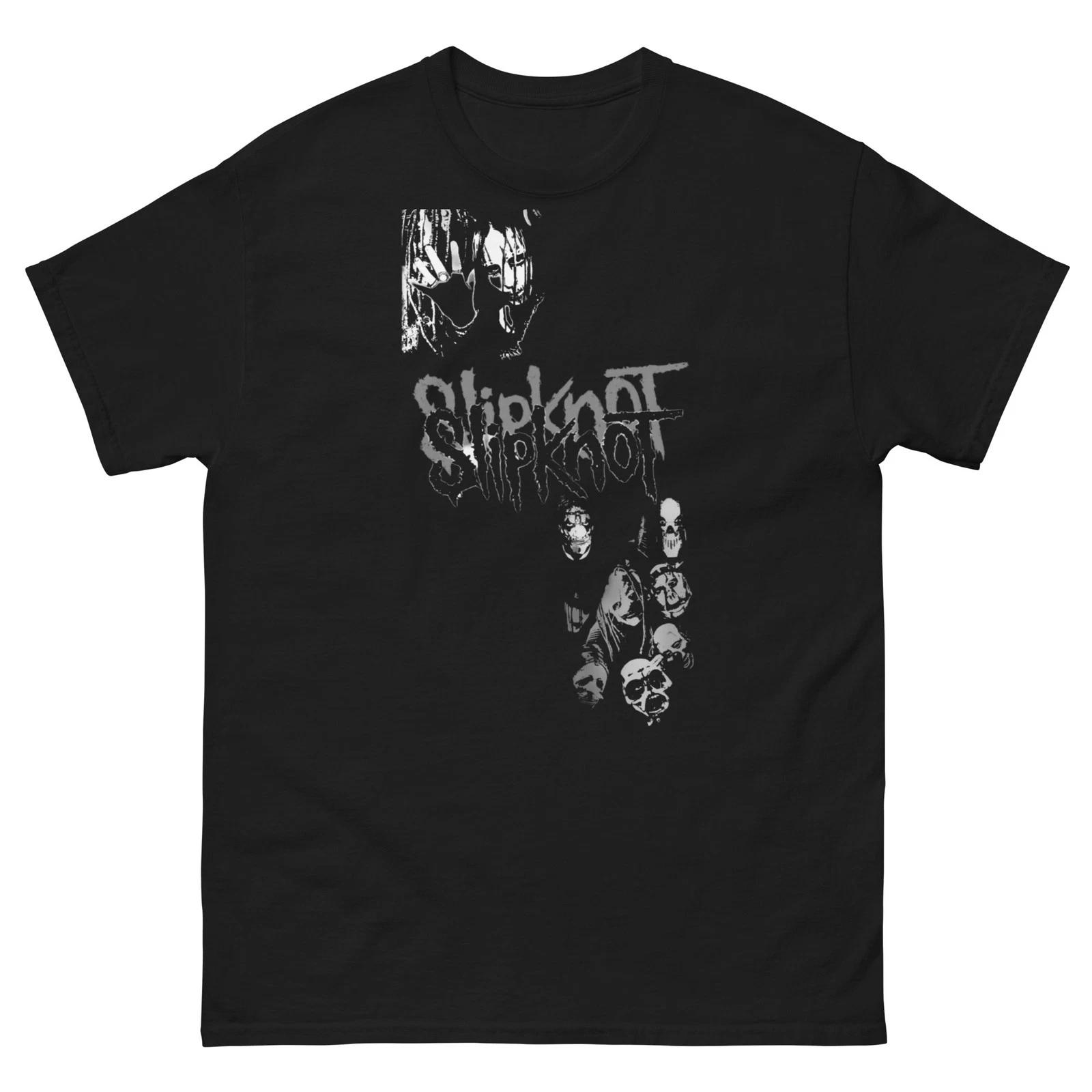 Slip.knot Minimal Graphic T-Shirt Abstract Metal Grunge Y2K Streetwear L