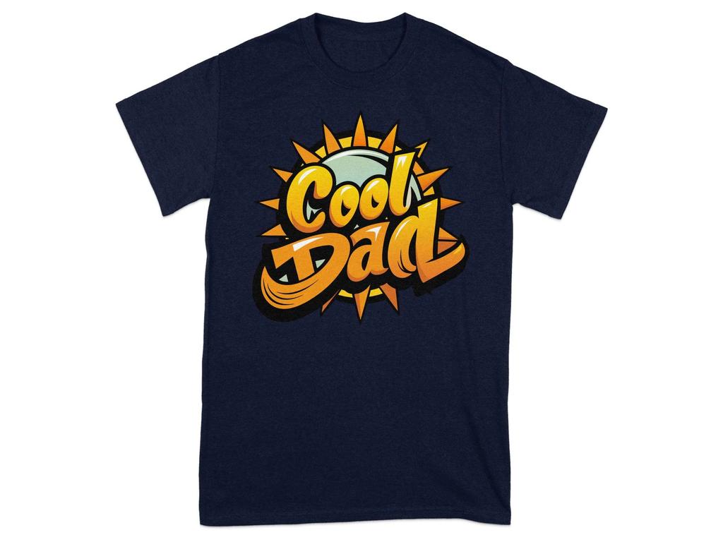 Cool Dad Graphic T-Shirt Unique Father's Day Gift Trendy Dad Shirt Cool Dad Summer Tee Fun Dad Casual Wear Men Clothing