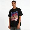 Summer Nights Ballpark Lights Graphic Casual Top Pure cotton T-shirt