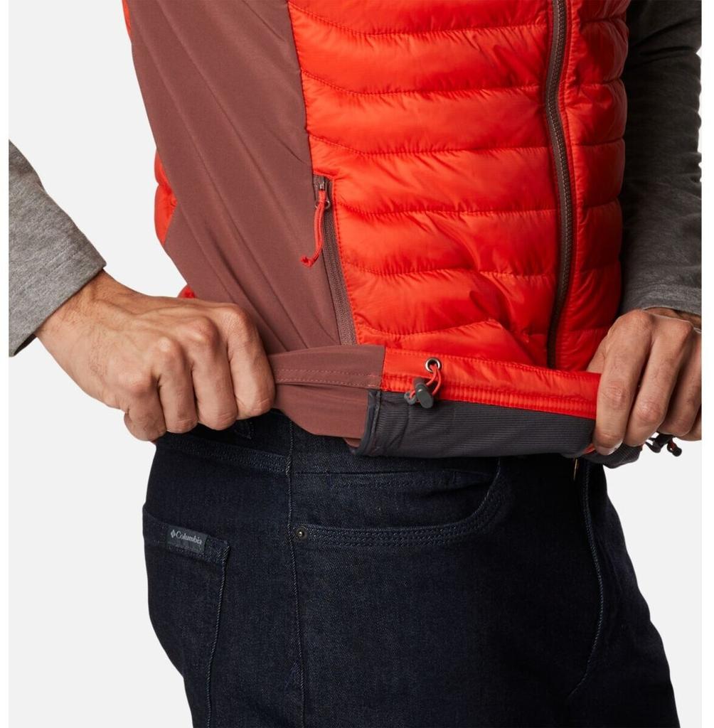 Men's Columbia Powder Pass Vest (1842414) Spicy/light Raisins