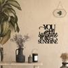 You Are My Sunshine Metal Sign - Rustproof Wall Art for Indoor/Outdoor Decor - Inspirational Quote for Living Room Hangings
