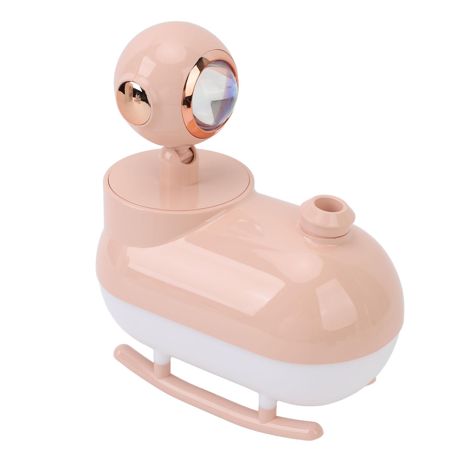 

Mini Air Humidifier Quiet Portable Multifunctional Aroma Humidifier for Study Dorm 300ml рожевий