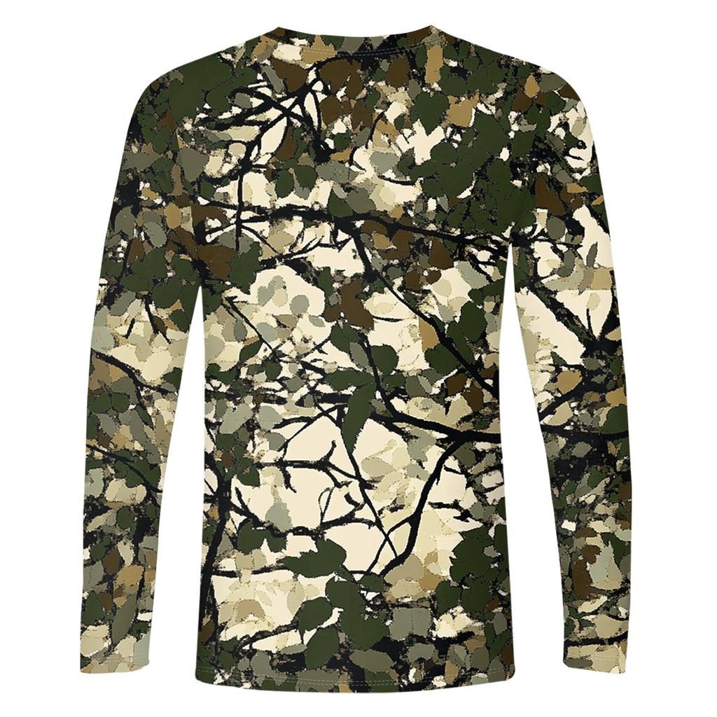 Tricou Bărbați O-Gât Îmbrăcăminte Îmbrăcăminte în aer liber mânecă lungă Imprimare Designer de modă Vintage