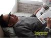 Ultra HD Lazy Reader Glasses - Available in Large, Medium, and Small for Myopia. Comfortable Horizontal Wear for Happy Reading.