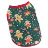 Christmas Pet Clothes Deer Snowman Print Dog Vest Coat Holiday Cute Puppy Costume for Small Medium Dogs Cats Yorkshire Chihuahua