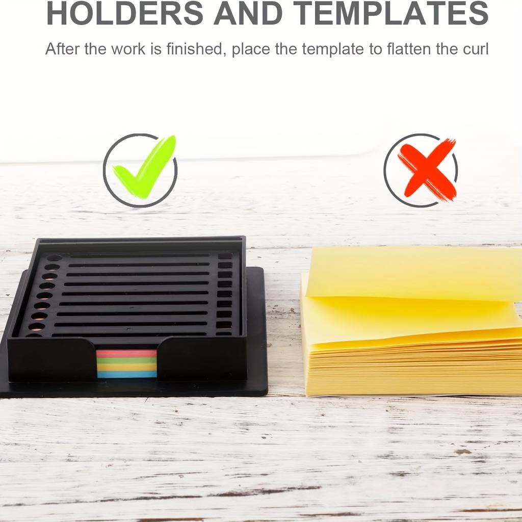 1 szt. uchwyt na notatki z szablonem Szablon Post It do szybkiego oznaczania pól notatek