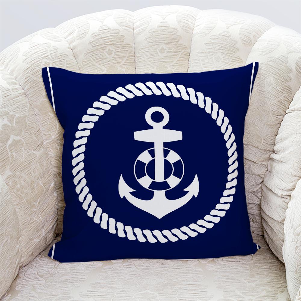 Kissenbezüge mit maritimen Motiven, Sofakissenbezüge fürs Wohnzimmer, Nachttischkissenbezüge fürs Schlafzimmer, Geschenkideen zur Dekoration