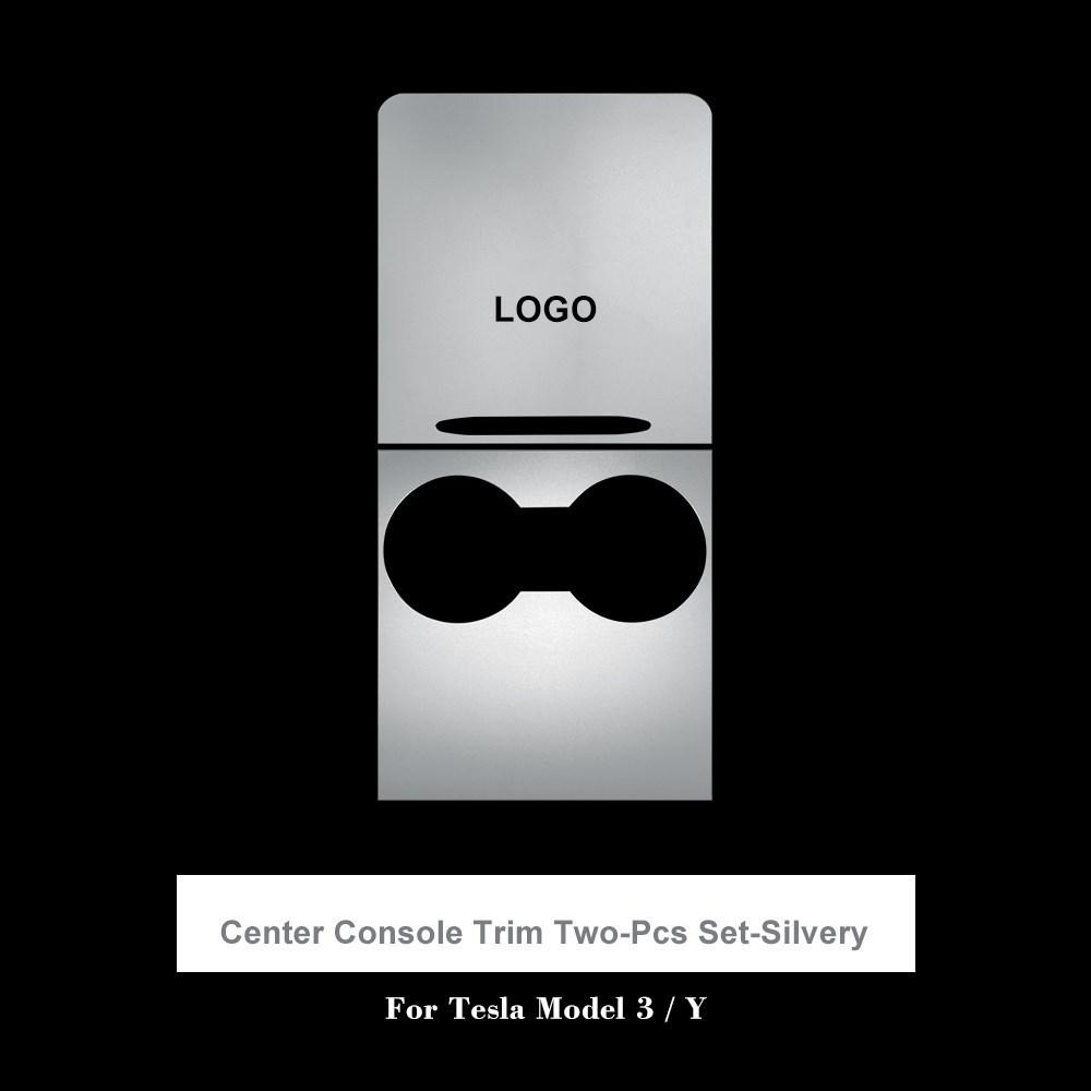 Středové ovládání z hliníkové slitiny Tlačítko s nalepovacím oknem Dekorace celého vozu pro model Tesla 3/Y Klika dveří Volant