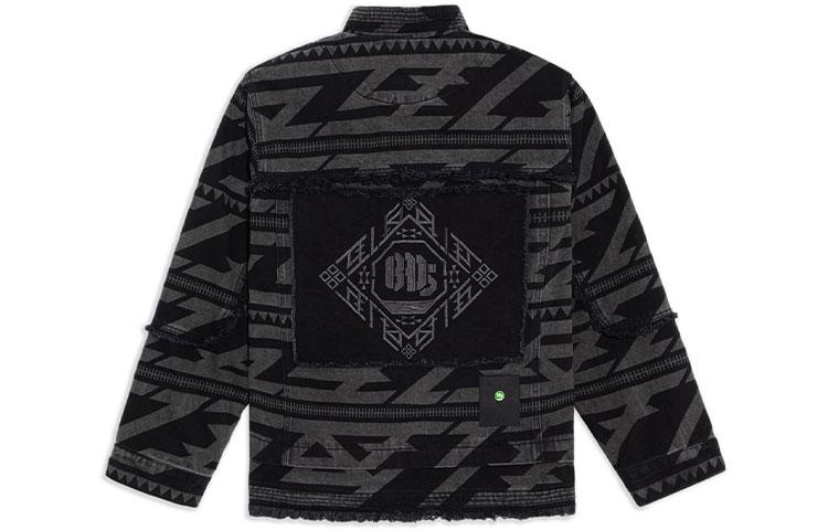 Li Ning Badfive Denim Jacket Men's Black AJDS037-1