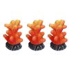3Pcs Aquarium Simulation Coral Fish   Landscaping Decoration Artificial Coral Plants Resin Ornaments