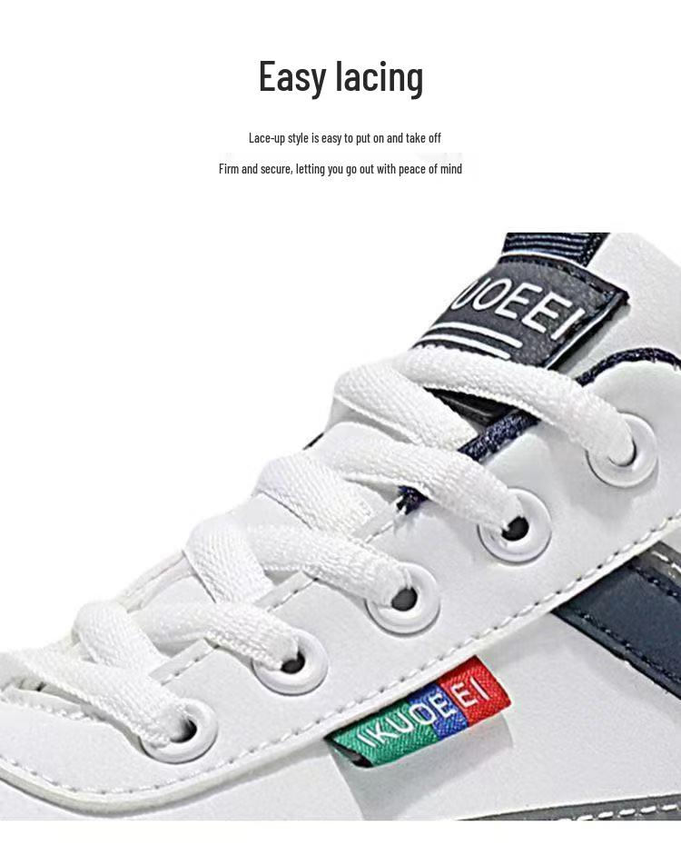 Men's Lightweight Waterproof Running & Work Shoes - Comfortable, Thick Sole, Casual Outdoor Sneakers for Spring & Autumn