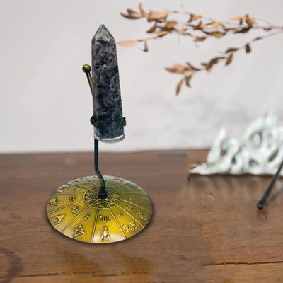 Supporto in Metallo Regolabile per Campioni Mineralogici - Elegante Porta Espositore Decorazione per la Casa