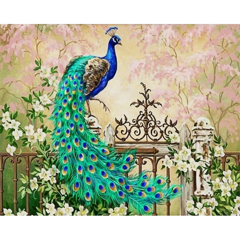 Large Wallpaper Peacock European Oil Painting Modern Home Decor Wallpaper For Walls 3d
