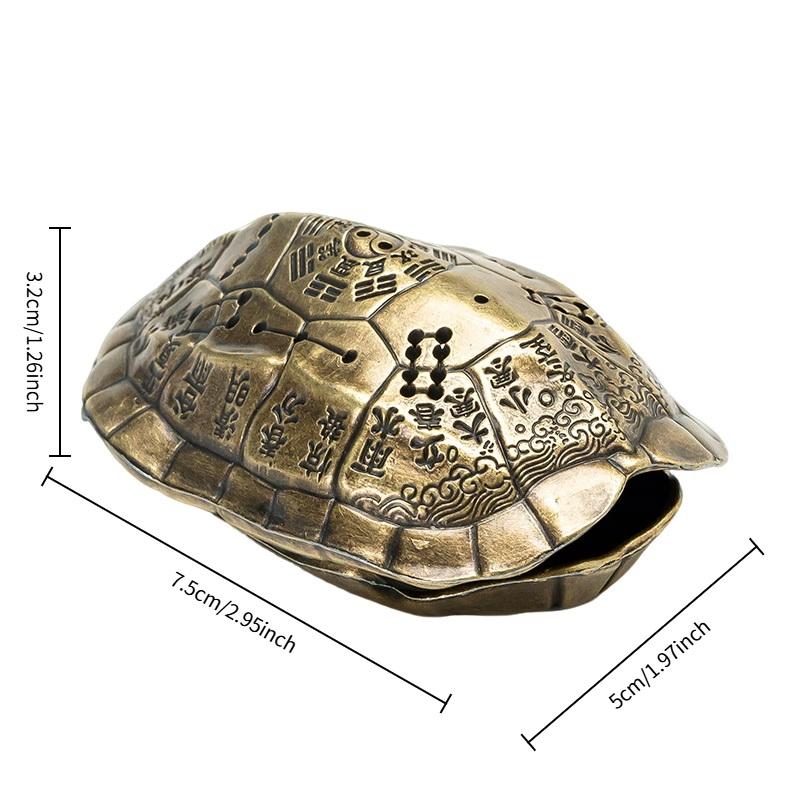 Traditional Chinese Tortoise Incense Holder - Zen Meditation & Bagua Suitable For Home Temple Zen Room Decor Meditation Ornament