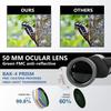 10x50 Binoculars Fmc Coating Telescope Bak4 Prism Ipx4 Waterproof Portable For Camping Hiking Concert Bird Watching