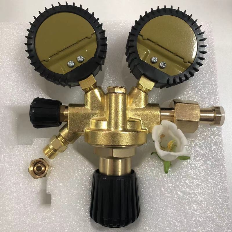 Hot Pressure Reducer Carbon Dioxide Regulator Welding Weld Gauge Mig Tig Flow Meter with Grommet/Nut Regulator 567