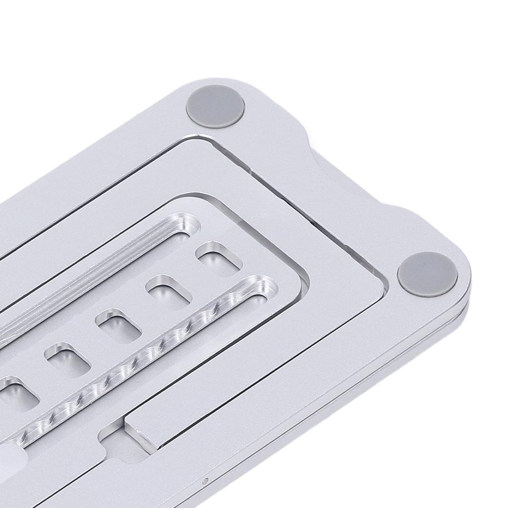 Phone Stand Foldable Portable Ergonomic 7 Angle Adjustments Bottom Silicone Aluminum Alloy Tablet Holder