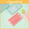 Efficient Round Ice Tray With Lid Sleek Plastic Mold For Chilling Drinks And Foods