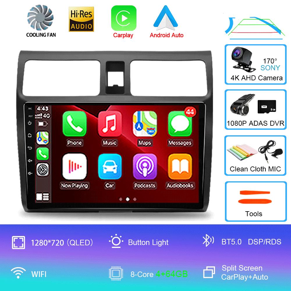 9 Inch Android 14 For Suzuki Jimny JB64 JB74 2018 - 2020 Multimedia Video Player Car Radio Stereo GPS 2din Navigation Carplay