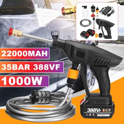 1000 W Akku-Hochdruck-Autowaschpistole, Schaumgenerator, Wasserpistole, Sprühreiniger, Autowaschmaschine für Makita