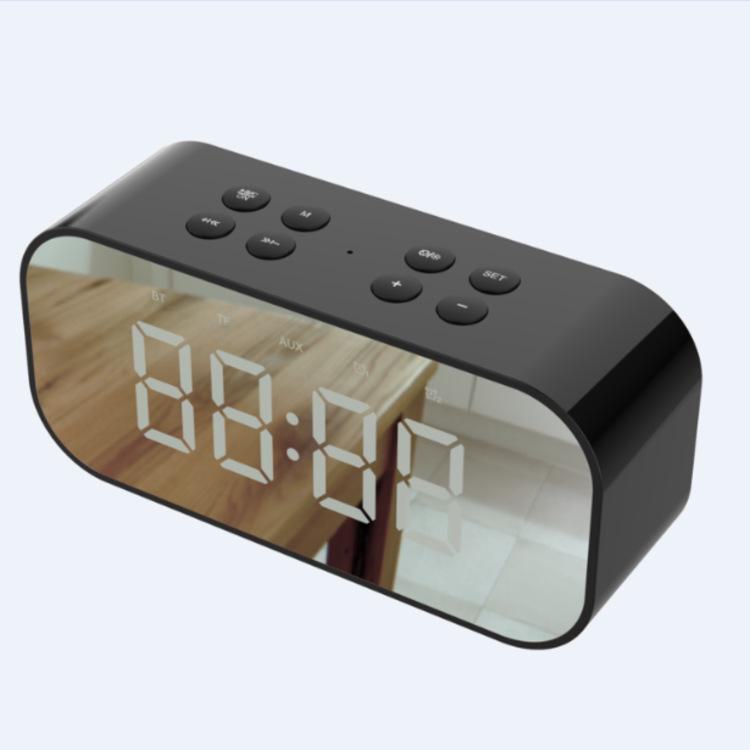 Bluetooth Wireless LED Alarm Clock Speaker with Mirror and Gift Card