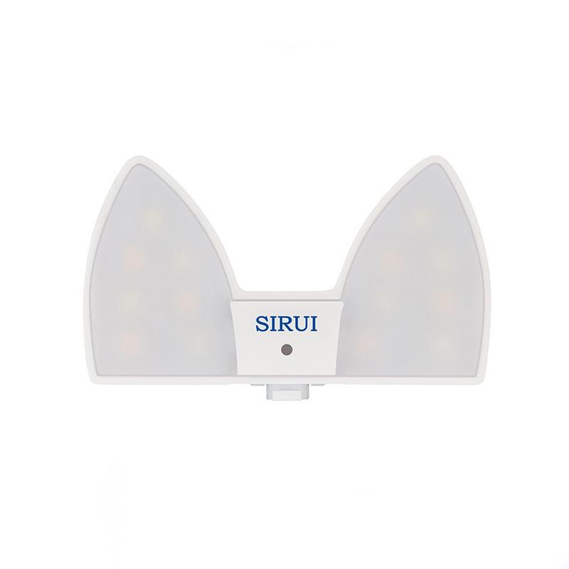Sirui Dual Color Temperature Cat Ear Fill Light - Mobile Photography & Selfie Accessory