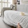 Chenille Full Coverage Slip Resistant Sofa Cover Cat Scratch Proof One Piece Throw Advanced Universal Protector