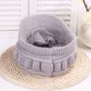 Middle Aged Elderly Hat Winter.Mother's Woolen Hat Velvet Thickened Grandmother's Warm Knit Old Lady's Hats EMA