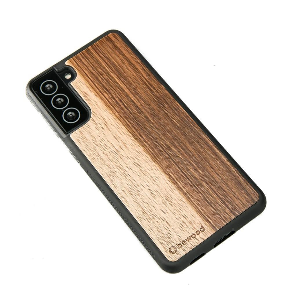 Wooden Case for Samsung Galaxy S21 mango