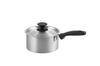 Maruyama Content with Measuring Induction and Gas Stove Stainless Flat Made In Saucepan, 16cm, 1.7L, Plate, CO3-16K, Compatible, Steel, One-Handed,
