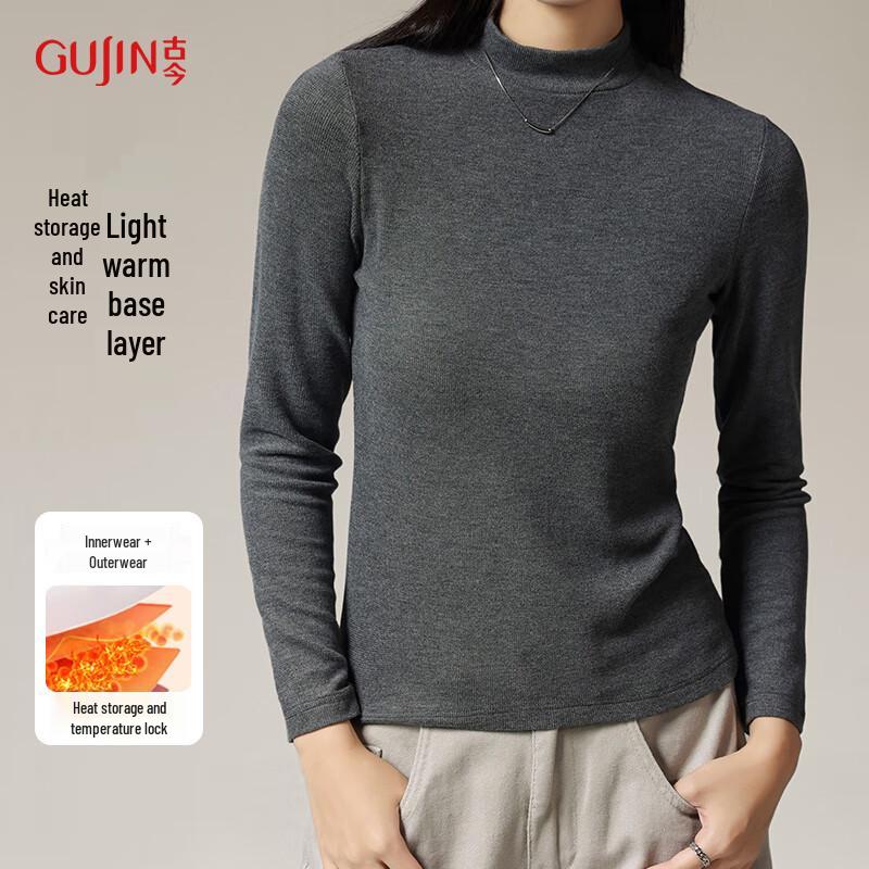 GUJIN Women's Warm Long Sleeve Mock Neck Base Layer Top